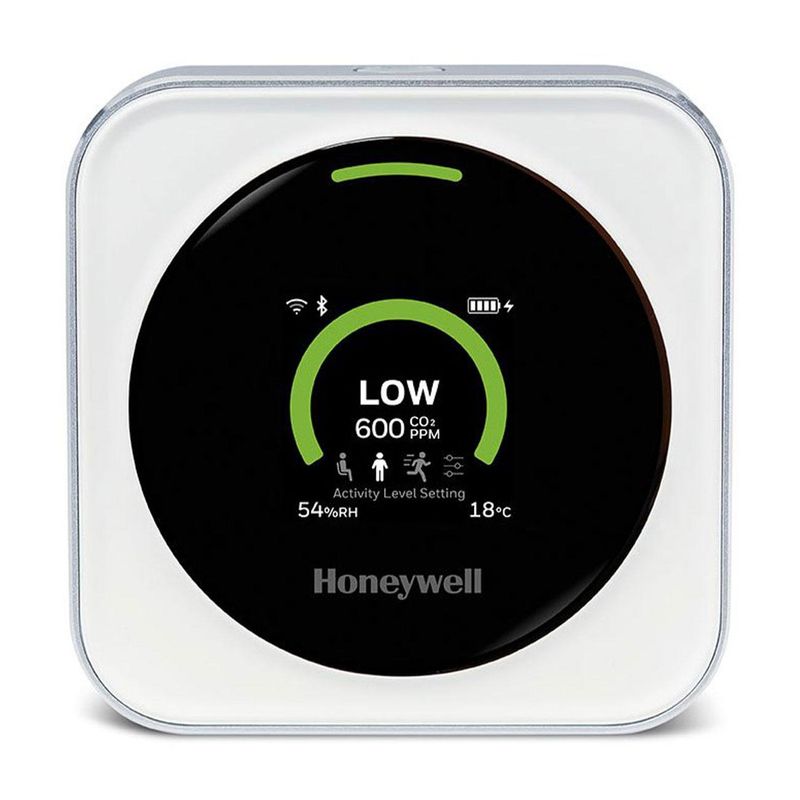 Monitor de Calidad del Aire V2 Honeywell para CO2 incluye Soporte Pared - Imagen 3
