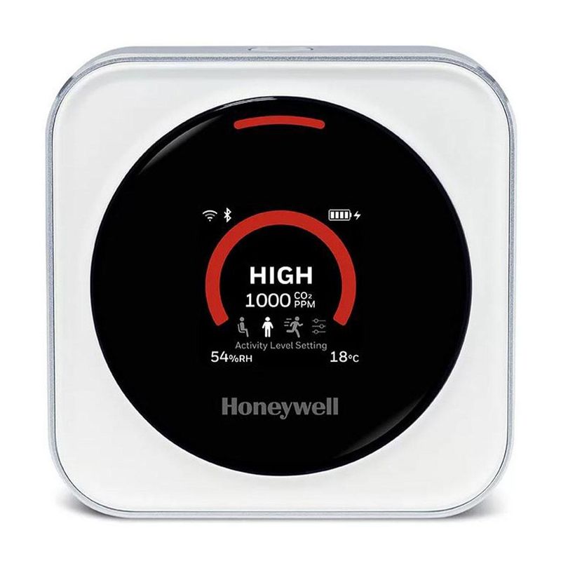 Monitor de Calidad del Aire V2 Honeywell para CO2 incluye Soporte Pared - Imagen 5
