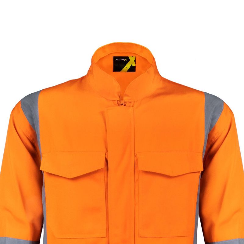 Overol Acid Pro Naranja Con Reflectantes 360° - Imagen 4