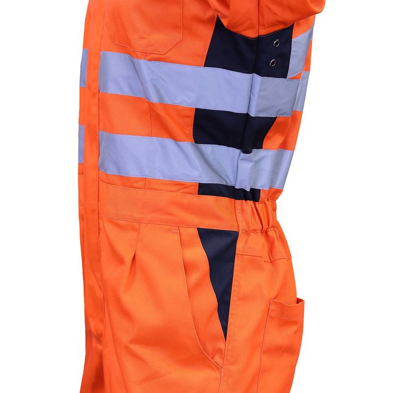 Overol Activex Canvas Naranjo Mujer Reflectante 360° - Imagen 4