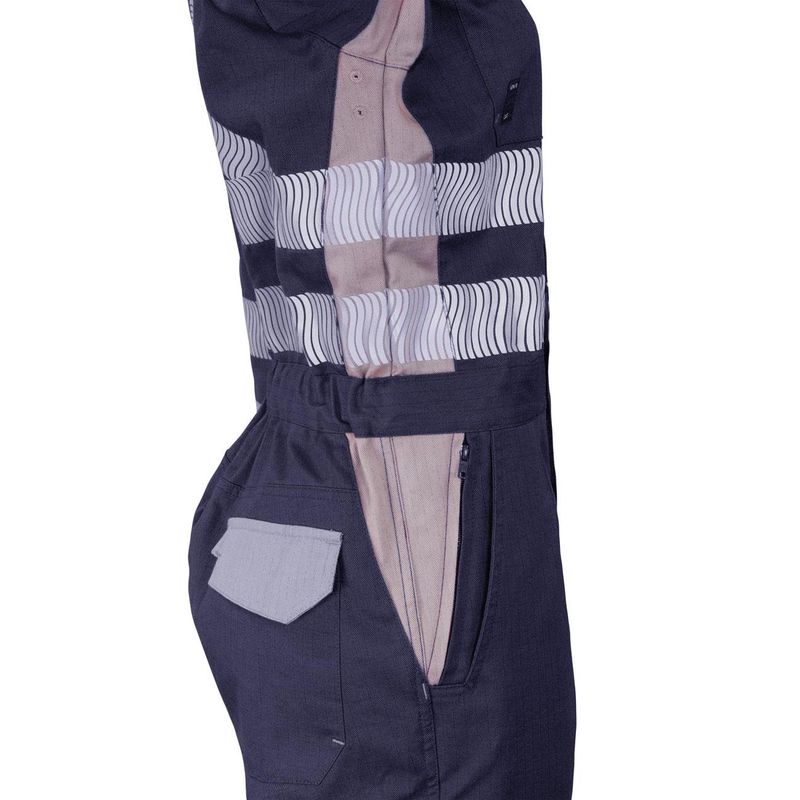Overol Ignifugo Absolute Fire Antiest. FRCT NFPA 13034 Mujer Azul/Beige - Imagen 3