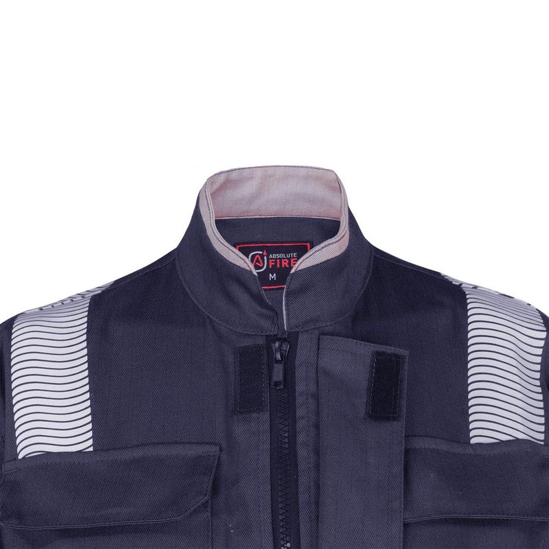 Overol Ignifugo Absolute Fire Antiest. FRCT NFPA 13034 Mujer Azul/Beige - Imagen 7