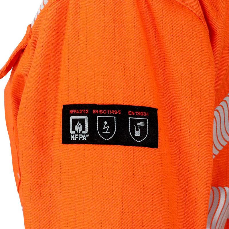 Overol Ignífugo NFPA 13034 Mujer Naranja/Beige - Imagen 6