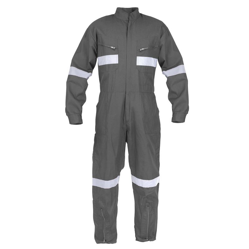Overol Piloto Poplin Gris C/Reflectante