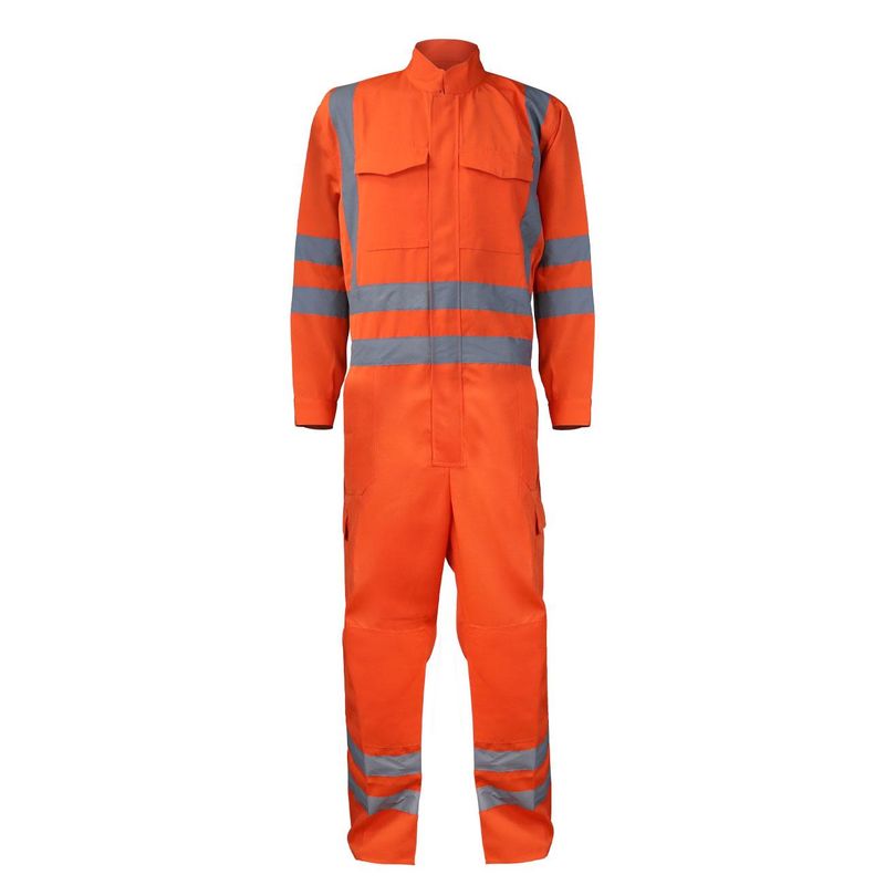 Overol Piloto Poplin Naranjo Cinta 360°