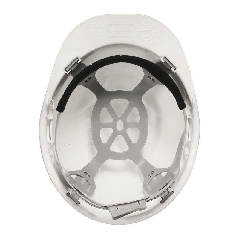 Pack 20 Unid. Casco Activex III Blanco Arnes Boton - Imagen 6