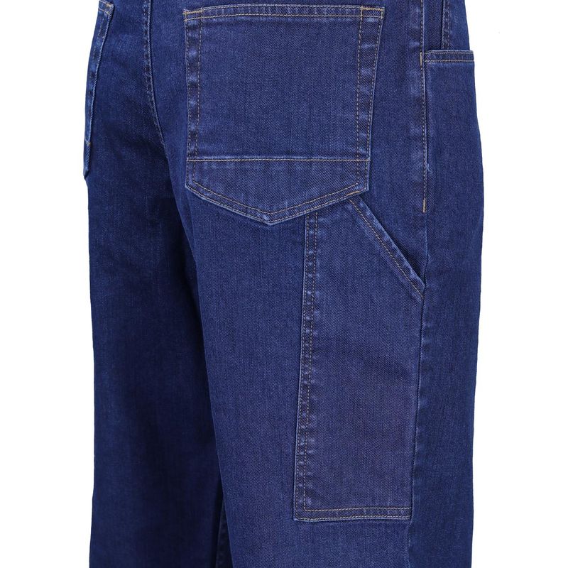 Pantalon Cargo Mezclilla Ignifugo Absolute Fire FRJPT Azul - Imagen 4