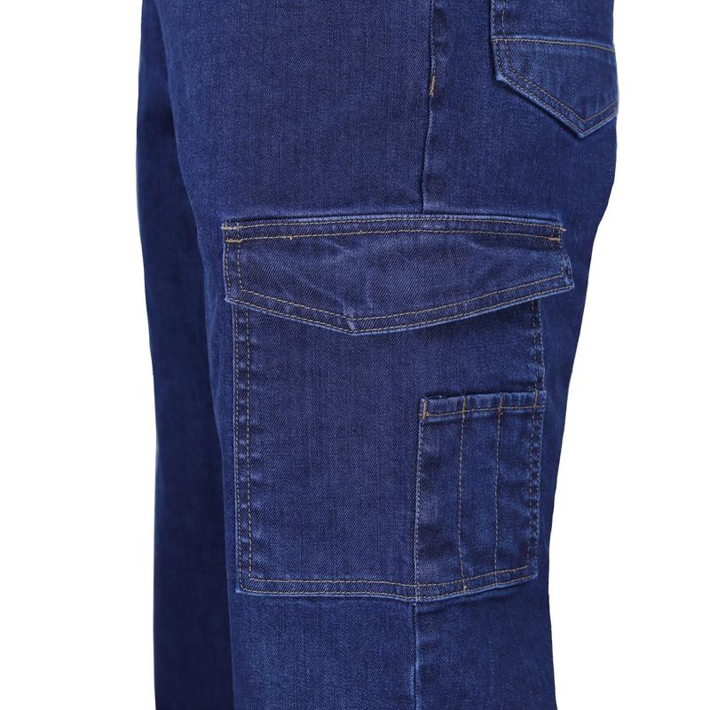 Pantalon Cargo Mezclilla Ignifugo Absolute Fire FRJPT Azul - Imagen 6