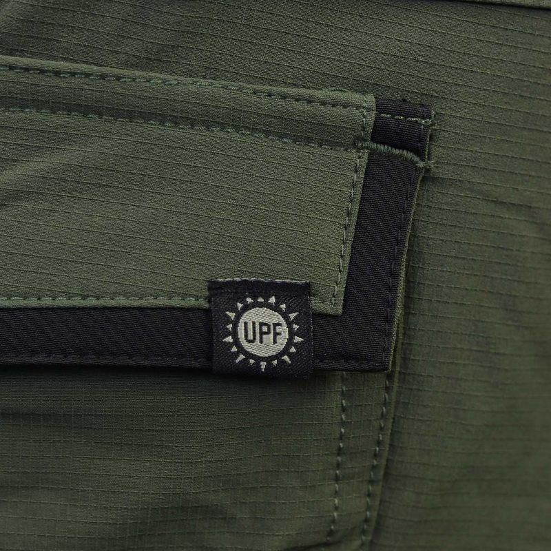 Pantalon Lightwind H3300 Ripstop Spandex Verde UV - Imagen 8