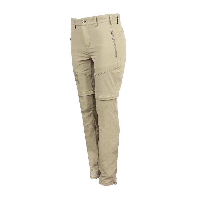 Pantalon Lightwind W3000 Nylon Spandex Mujer Beige UV - Imagen 2