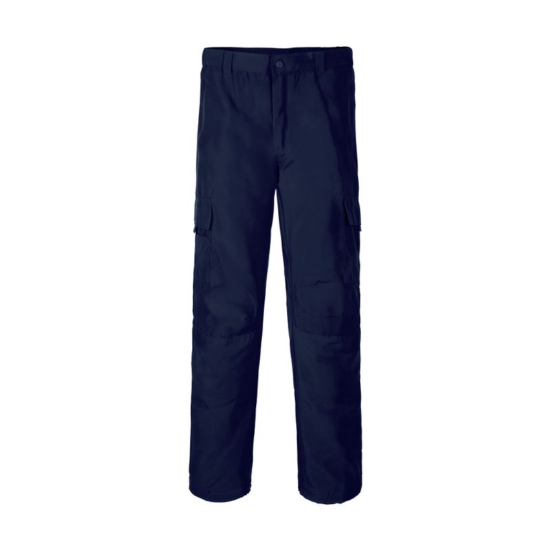 Pantalón Poplin Cargo Azul Forrado