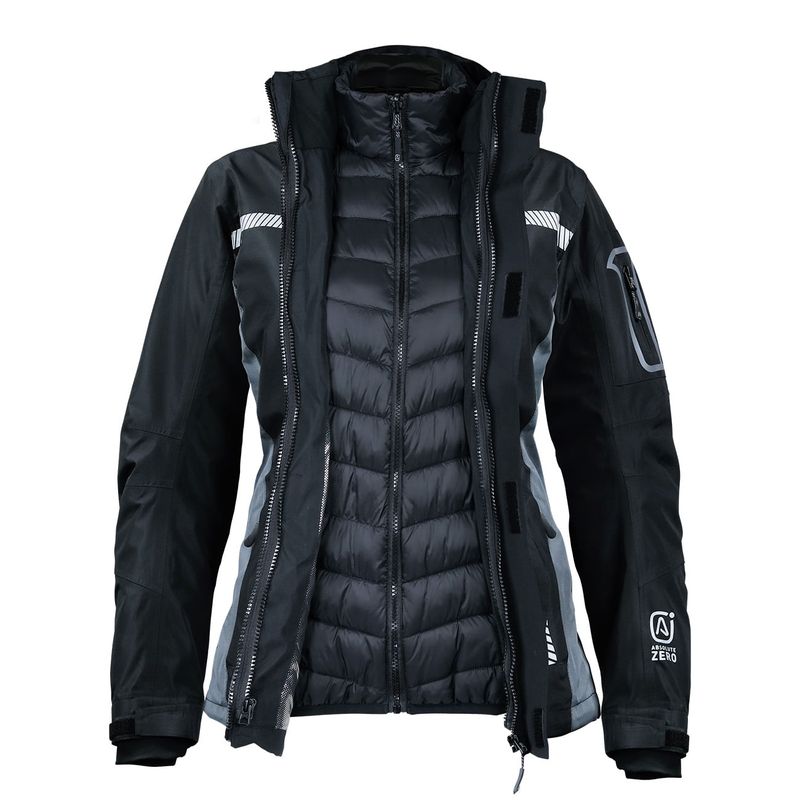 Parka Absolute Zero Mujer 3 en 1 Negro Z-8100 - Imagen 5