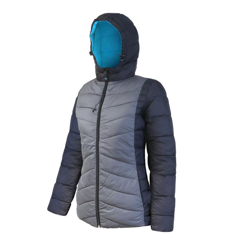 Parka Absolute Zero Mujer Reversible Gris/Calipso Z-6100 - Imagen 8