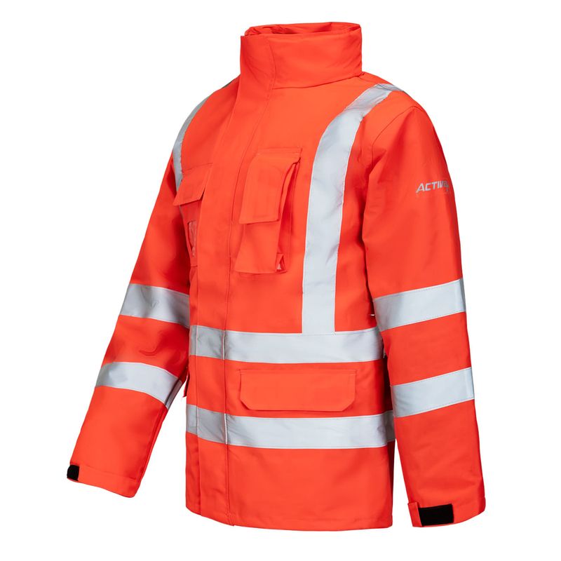 Parka Activex 3 en 1 Rojo Fluor Alta Visibilidad Gard - Imagen 2