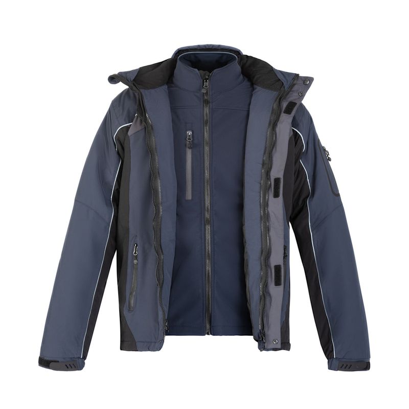 Parka Hombre 3 en 1 Azul Z-9500 - Imagen 4