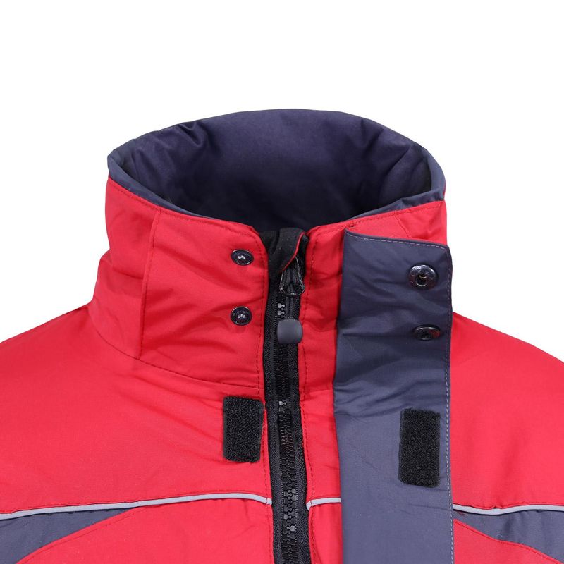 Parka Hombre 3 en 1 Rojo/Negro Z-0400 - Imagen 8