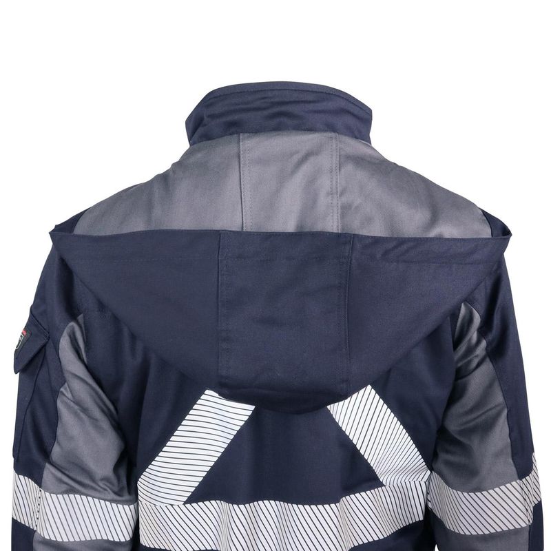 Parka Ignifuga Absolute Fire Antiestática FRWJT NFPA 13034 Azul Marino - Imagen 3