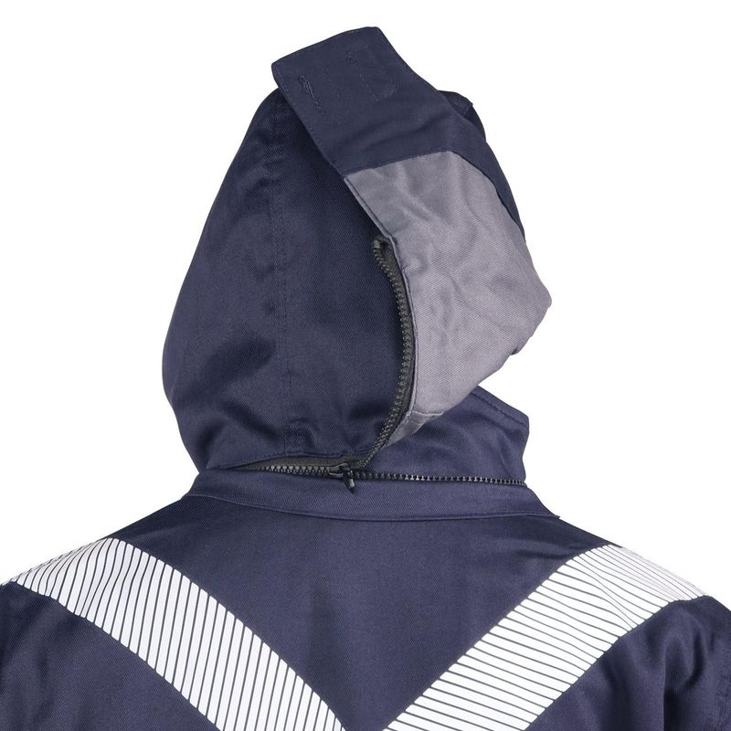 Parka Ignifuga Absolute Fire Antiestática FRWJT NFPA 13034 Azul Marino - Imagen 4