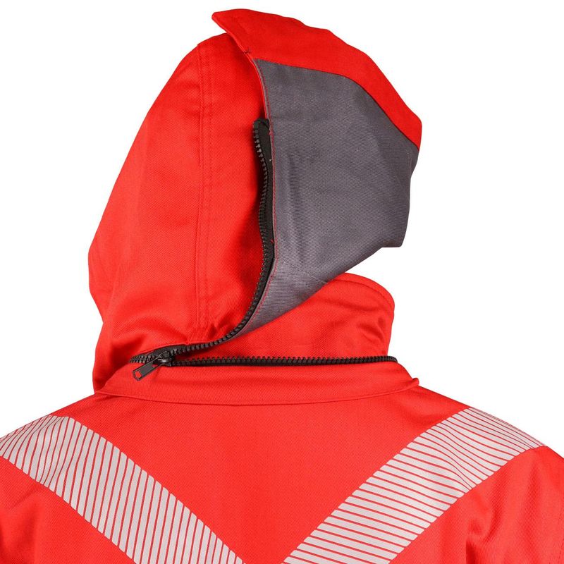 Parka Ignifuga Absolute Fire Antiestática FRWJT NFPA 13034 Roja - Imagen 5