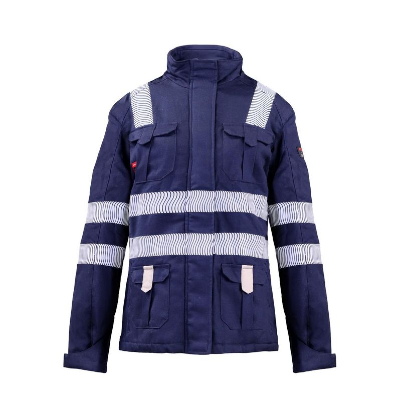 Parka Ignifuga Absolute Fire FRWJT Azul Marino Mujer