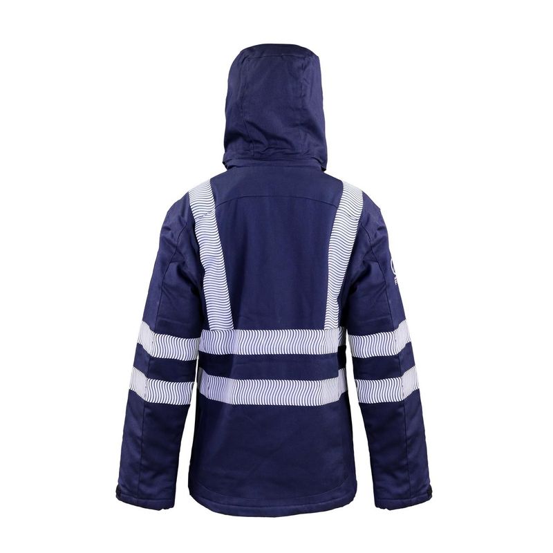 Parka Ignifuga Absolute Fire FRWJT Azul Marino Mujer - Imagen 2