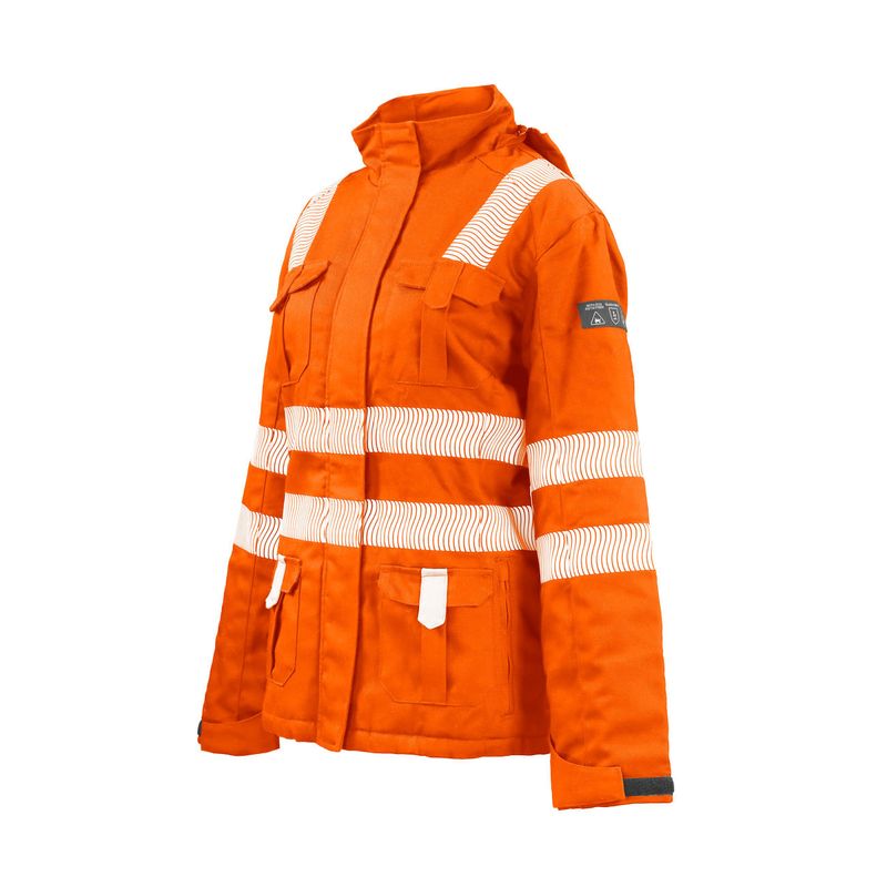 Parka Ignifuga Absolute Fire FRWJT NFPA Mujer Naranja - Imagen 3