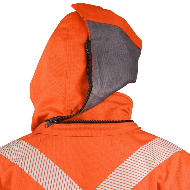 Parka Ignífuga Antiestática NFPA 13034 Naranja - Imagen 4