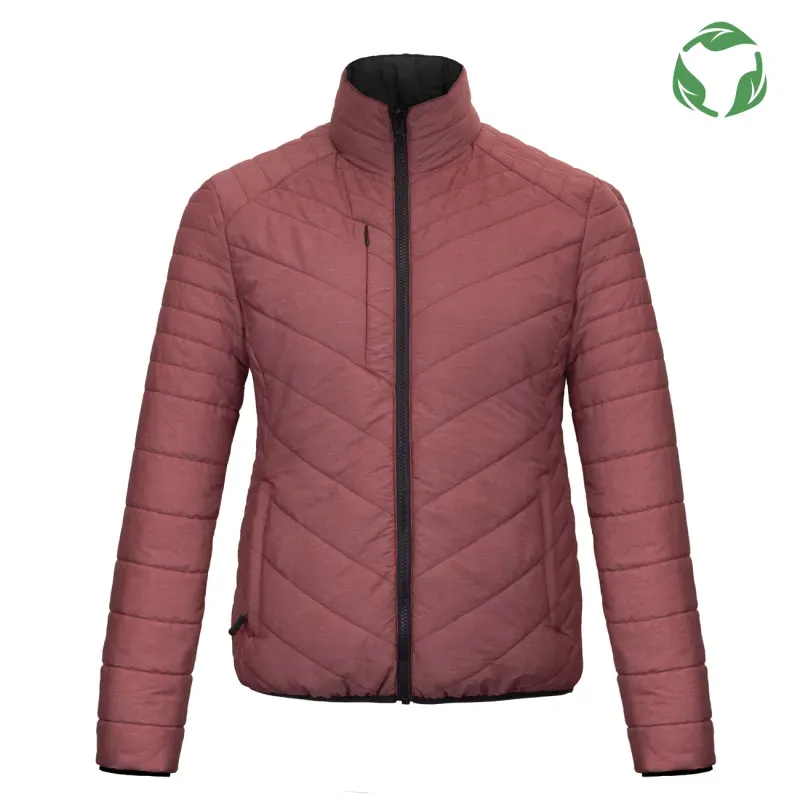 Parka Reversible Thinsulate Mujer Negro/Malva Z-3100