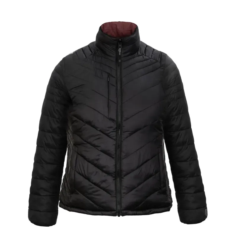 Parka Reversible Thinsulate Mujer Negro/Malva Z-3100 - Imagen 2