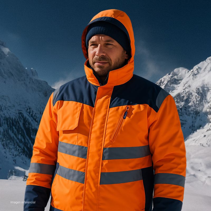 Parka Térmica Activex Arctic Naranja/Azul - Imagen 3