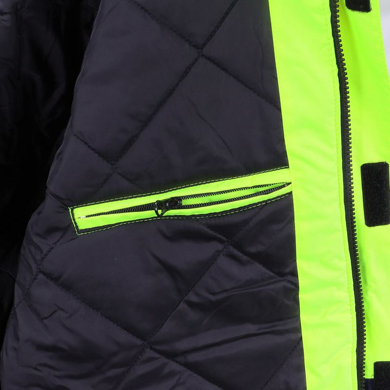 Parka Térmica Alpine Amarillo fluor/Azul - Imagen 12