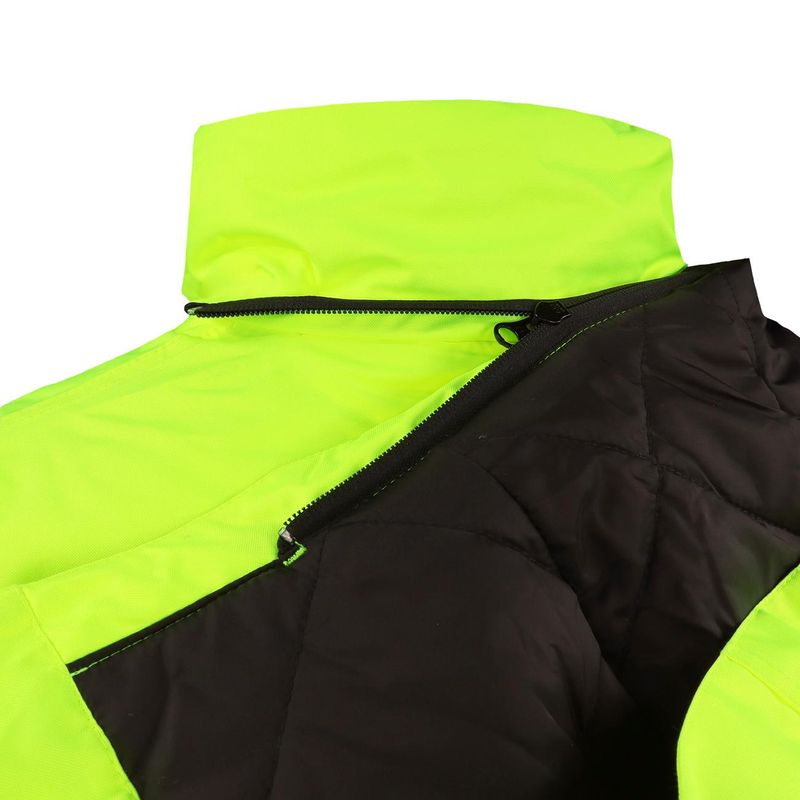 Parka Térmica Alpine Amarillo fluor/Azul - Imagen 4