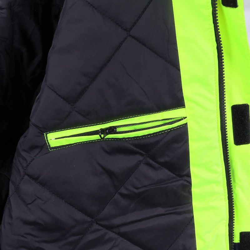 Parka Térmica Alpine Amarillo fluor/Azul - Imagen 5