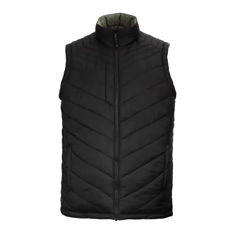 Parka sin manga reversible thinsulate hombre negro/verde Z-2000 - Imagen 2
