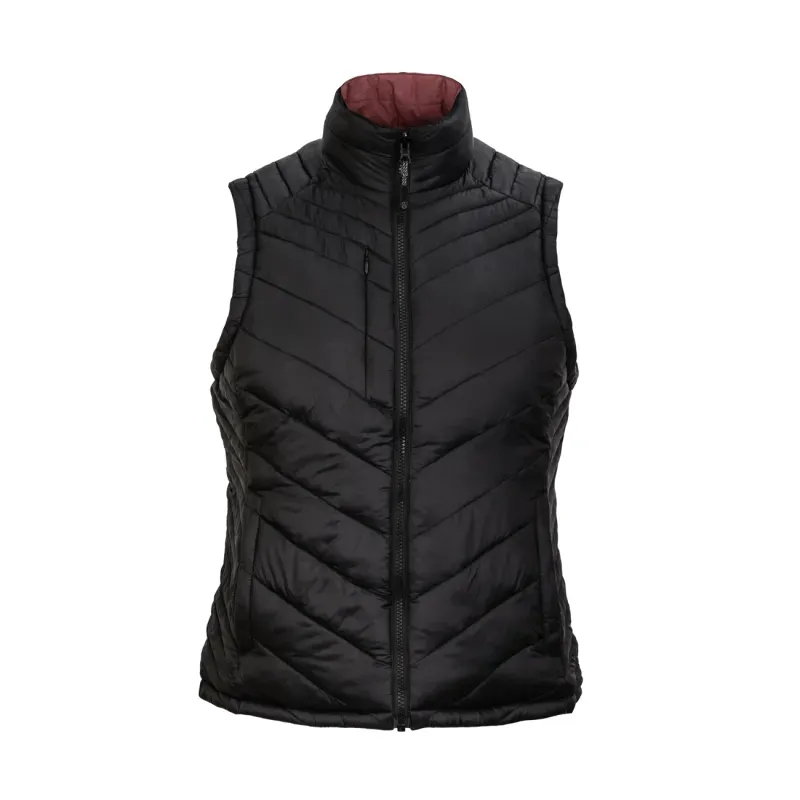 Parka sin manga reversible thinsulate mujer negro/malva z-2100 - Imagen 2