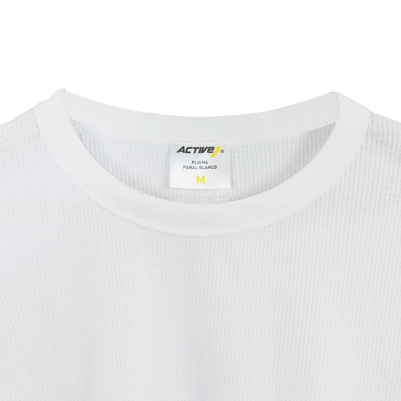 Pijama 100% Algodón Activex Panal Blanco - Imagen 7