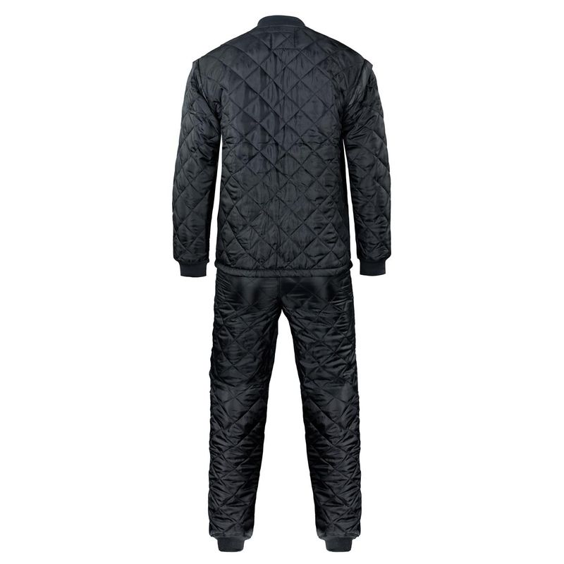 Pijama Negro Forro Franela Mangas Desmontables - Imagen 2