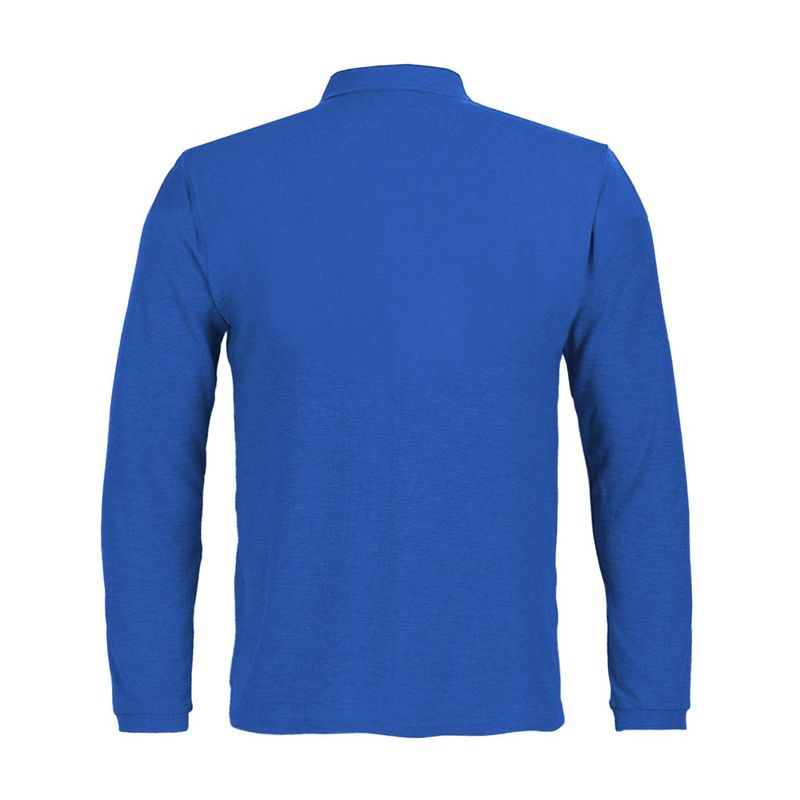 Polera Activex Pique Azulina M/Larga UV - Imagen 2