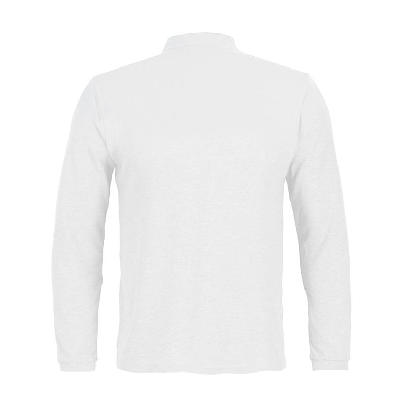 Polera Activex Pique Blanca M/Larga UV - Imagen 2
