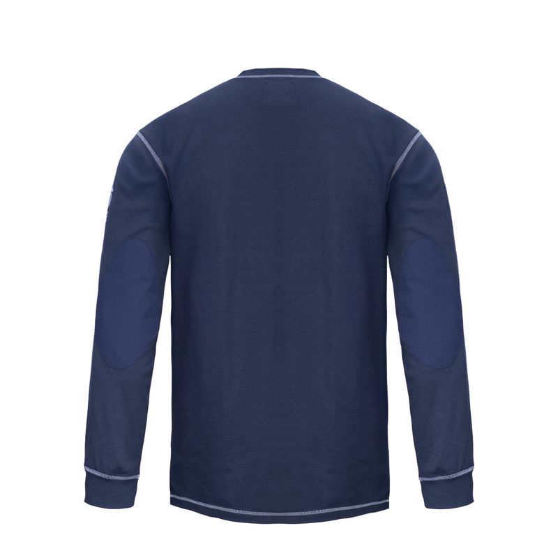 Polera Ignífuga Henley FRHST NFPA Azul Absolute Fire - Imagen 2