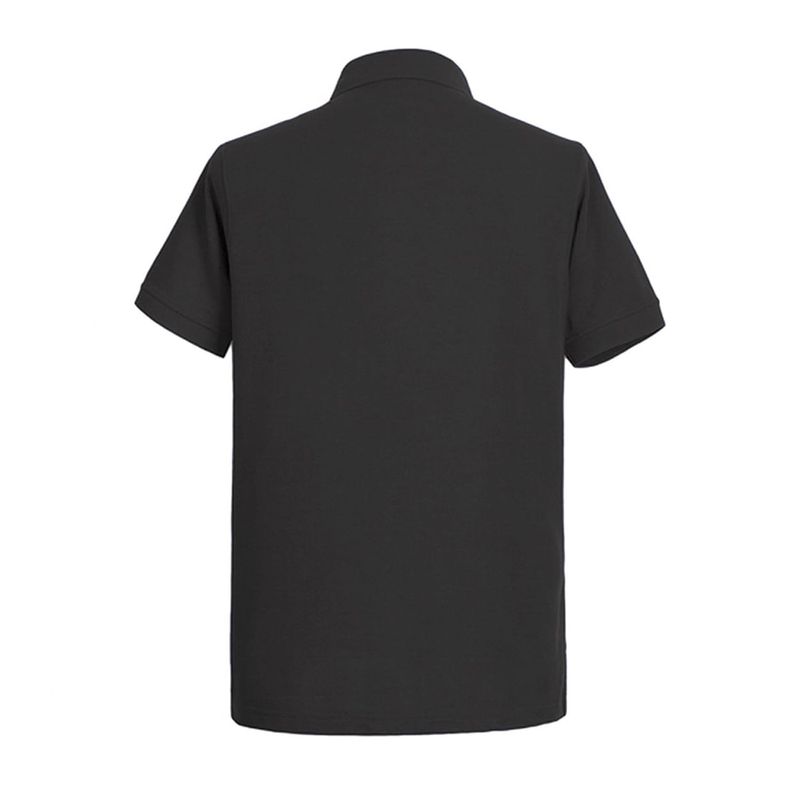 Polera Pique Dry Fit M/Corta Hombre Negro - Imagen 2