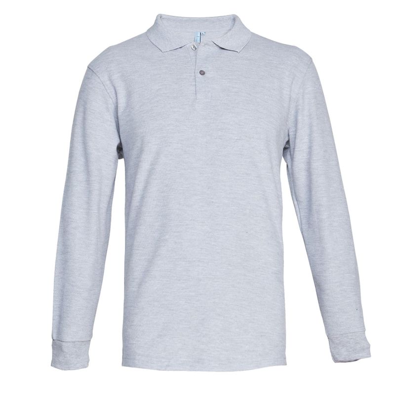 Polera Pique M/Larga Gris JAYSON