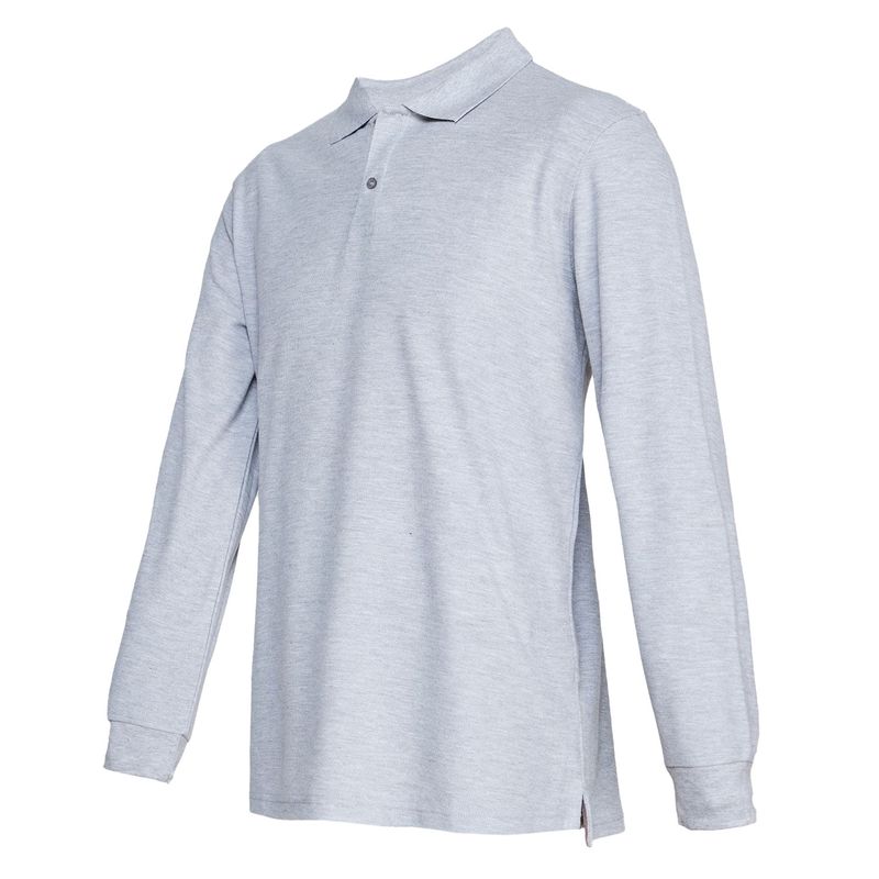Polera Pique M/Larga Gris JAYSON - Imagen 2