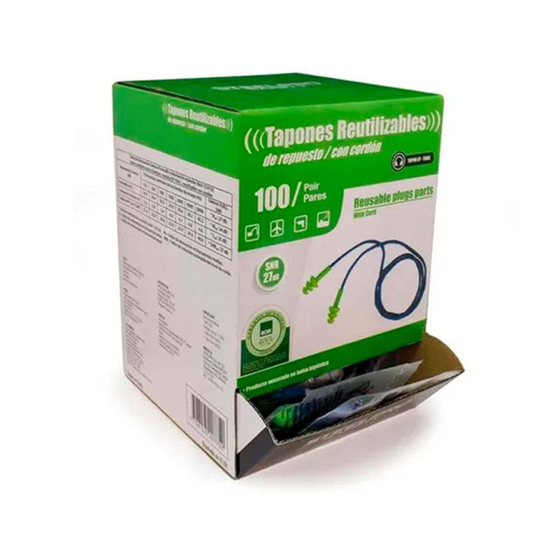 Tapon Steelpro EP-T06 reutilizable Silic. en Bolsa individual - Imagen 2