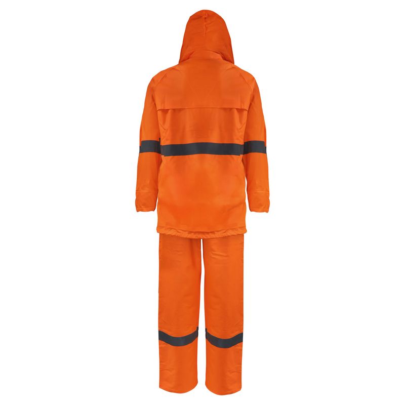 Traje PU Acid Block Cert. EN ISO 13034 Naranjo - Imagen 3