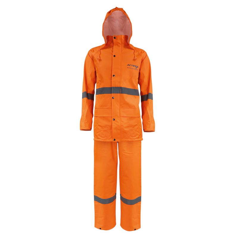Traje PU Acid Block Naranjo