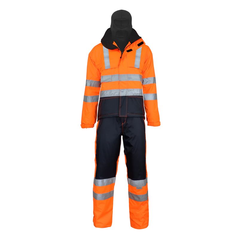 Traje Térmico Alpine Naranja/Azul