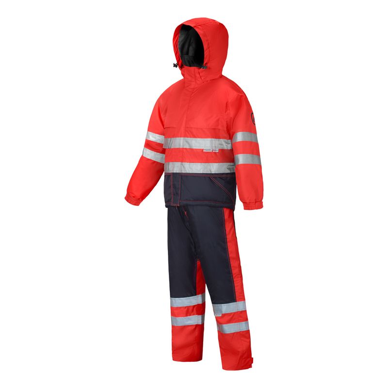 Traje Térmico Alpine Rojo Fluor - Imagen 2