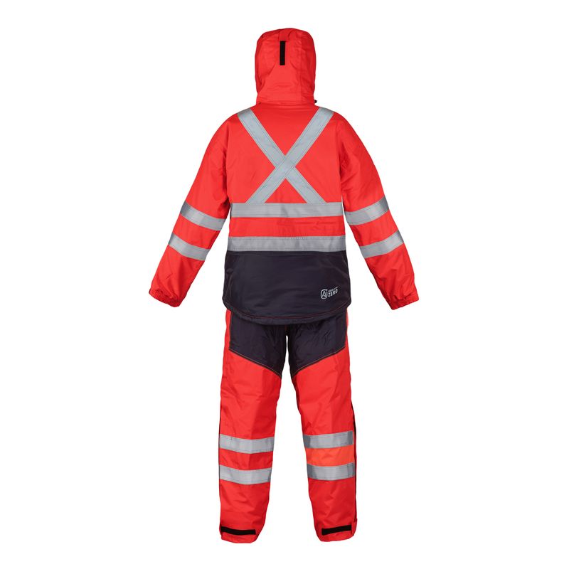 Traje Térmico Alpine Rojo Fluor - Imagen 6