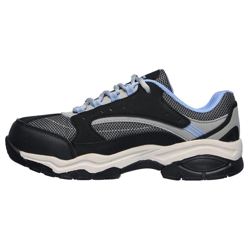 Zapatilla de Seguridad Skechers Biscoe Negro/Azul Mujer - Imagen 2